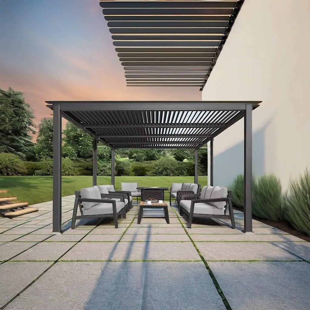 Apakah Pergola Barbeku Aluminium？