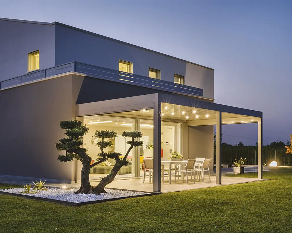 Bagaimanakah pergola louvered berfungsi?