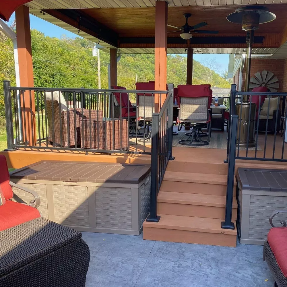 Pagar Tangga Aluminium Luaran