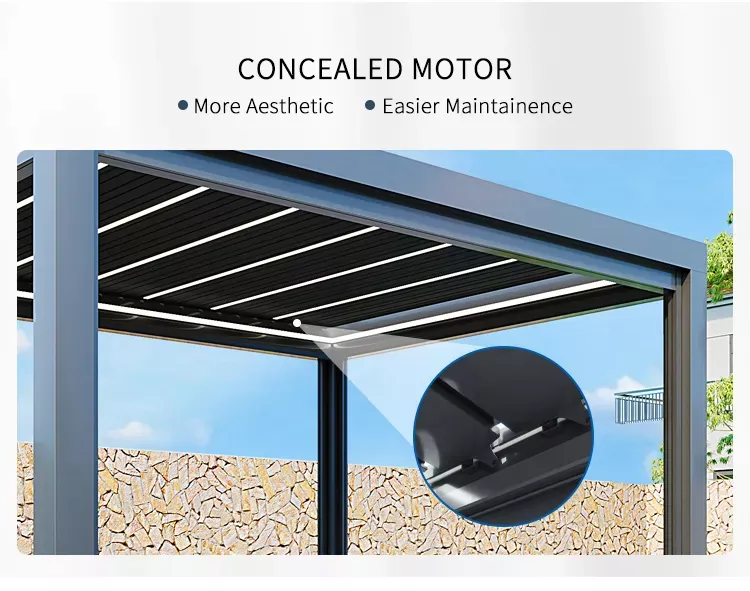 Adjustable Louvered Roof Pergola