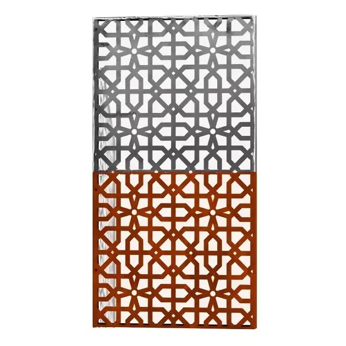 galvanized steel privacy screen
