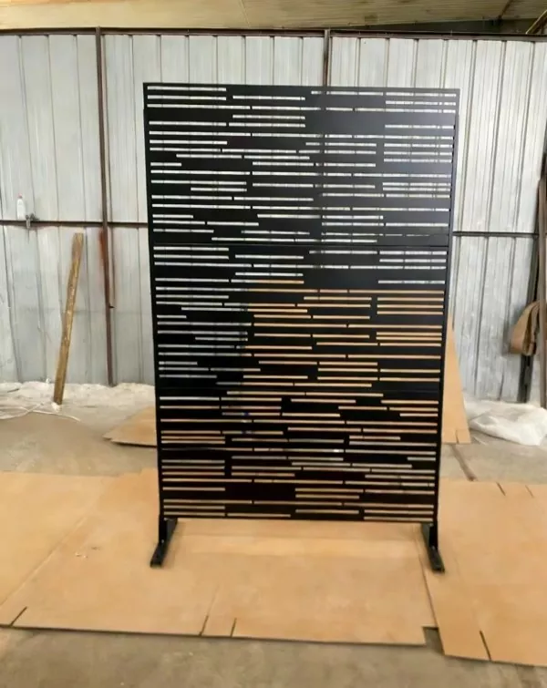 galvanized steel privacy screen