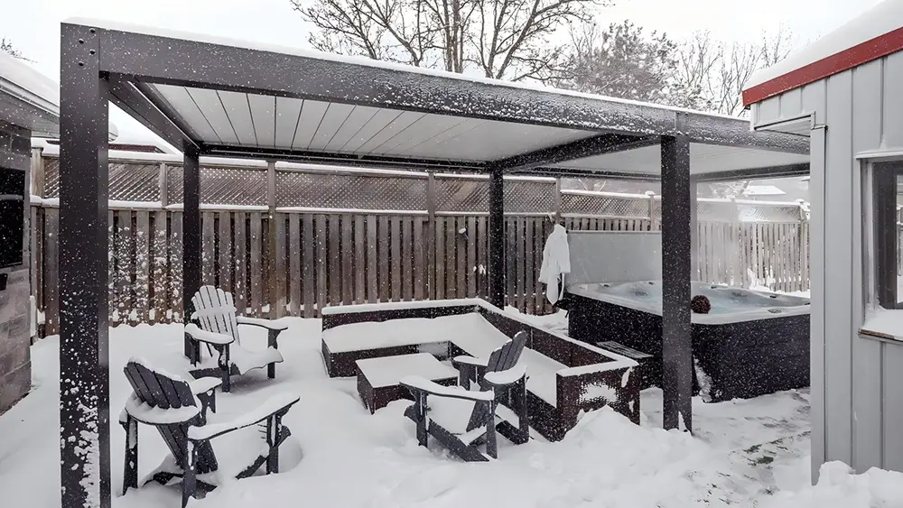 Snow Load Aluminum Pergola